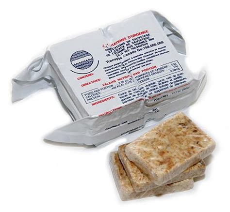 Survival food bars have lots of vitamins, minerals, protein, and a long shelf life. Emergency Supplies Food Ration - 2400 Calorie Food Bar
