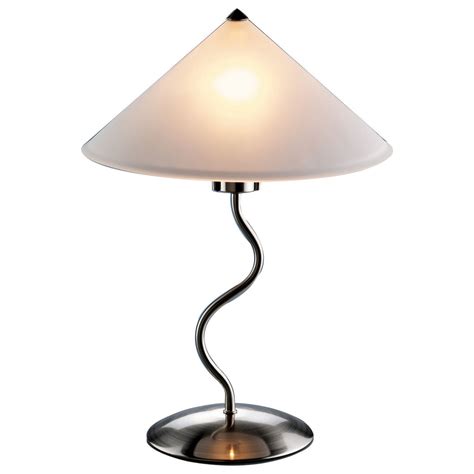 The desk lamp has a long cord that allows the lamp to connect to distant wall outlet. LumiSource Doe Li™ Touch Lamp | Walmart Canada