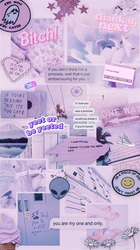 The Best 12 Pastel Purple Aesthetic Collage Wallpaper Laptop Krysten