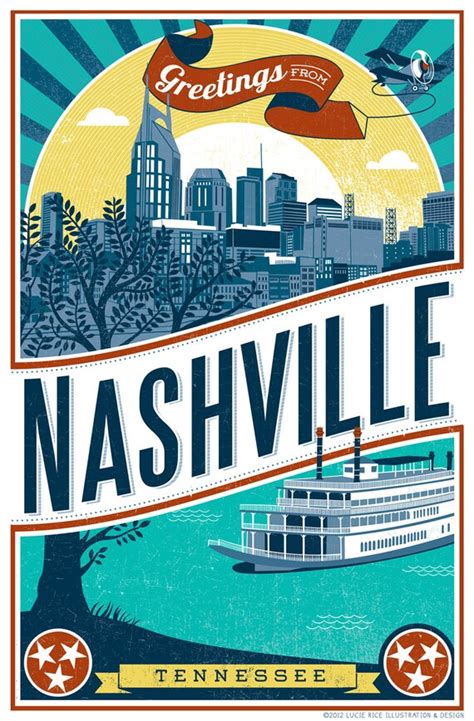 Nashville Poster Etsy