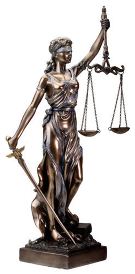 Blind Lady Justice Statue With Scales 125 High