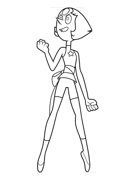 Dibujos De Perla De Steven Universe Para Colorear Para Colorear Pintar