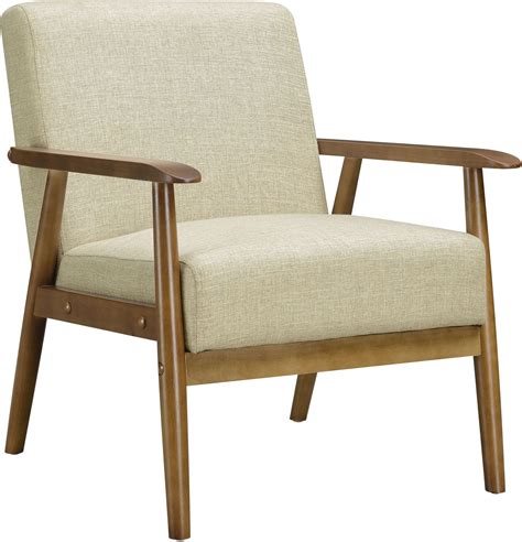 Everyday brands and designer collectibles! Soft Beige Mid-Century Modern Accent Chair from Pulaski | Coleman Furniture