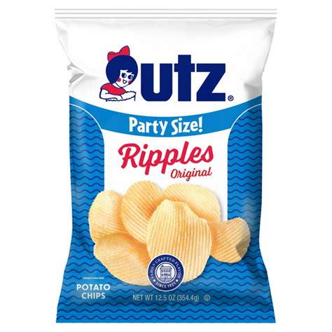 Save On Utz Ripples Potato Chips Original Party Size Order Online