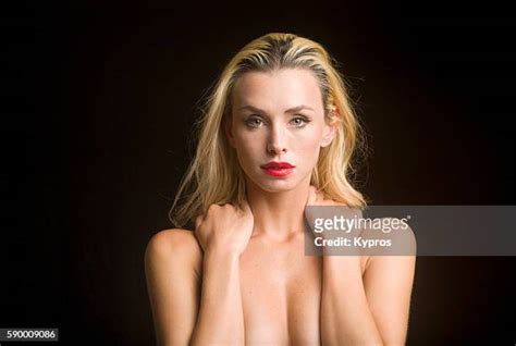 Semi Nude Woman Covering Her Chest Portrait Photos And Premium High Res Pictures Getty Images