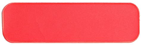 Red 10 Inch Straight Blank Patch Large Blank Patches For Embroidering