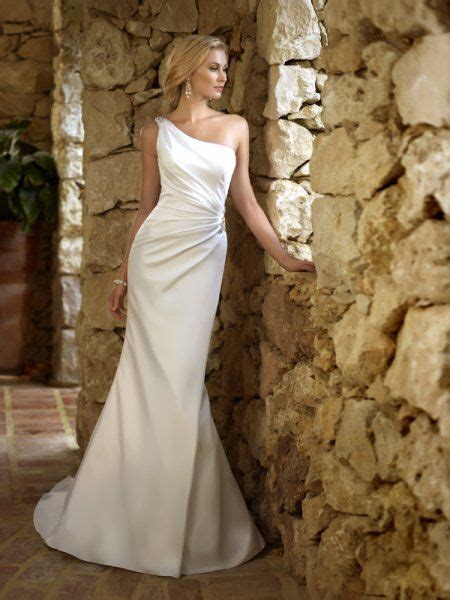 Temperament Wedding Dress Straight Shoulder Lace Long Elegant Wedding Dress One Shoulder Open