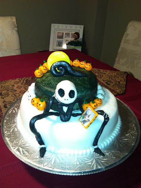 Jack Skellington Cake Decorated Cake By Morenita Cakesdecor