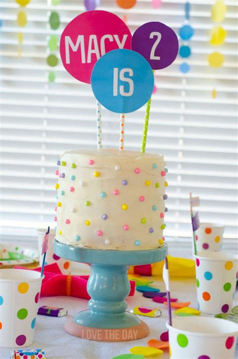 Polka Dot Birthday Party By Love The Da Polka Dot Birthday Party Polka