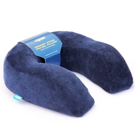 Vilgoss U Shape Memory Foam Travel Neck Pillow Washable And Durable With Removable