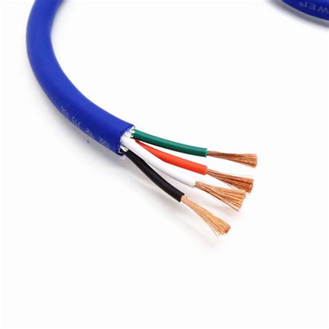Od11mm 420 Square Speaker Cable Audio Line 4 Core Conductor Using 99