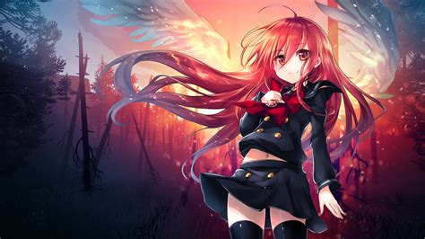 Red Haired Female Anime Character Wallpaper Hd Wallpaper Wallpaper Flare