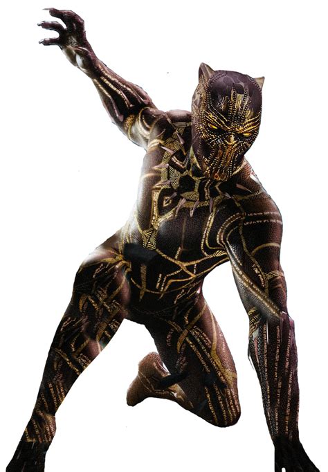 Mcu Black Panther Killmonger Golden Jaguar Png By Davidbksandrade On