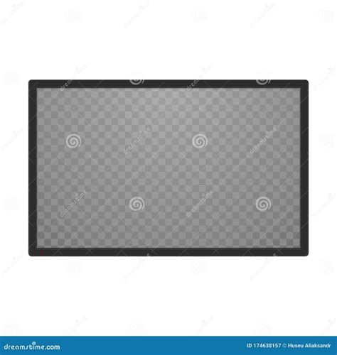 Transparent Television Screen Stock Vector Illustration Of Hanging