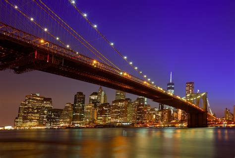 Premium Photo Brooklyn Bridge Sunset New York Manhattan
