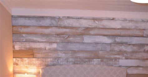 After Creating Our Faux Reclaimed Wood Accent Wall Shown Here We
