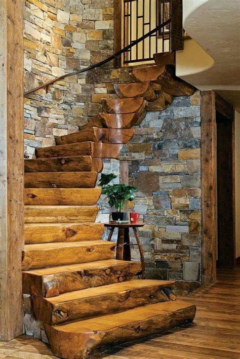 We Do Love Rustic Luxury Homes 27 Photos Rustic Stairs Cottage
