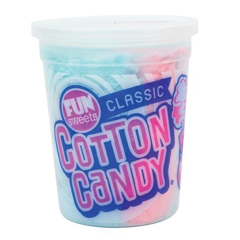 Fun Sweets Cotton Candy 2 Oz Tub Nassau Candy
