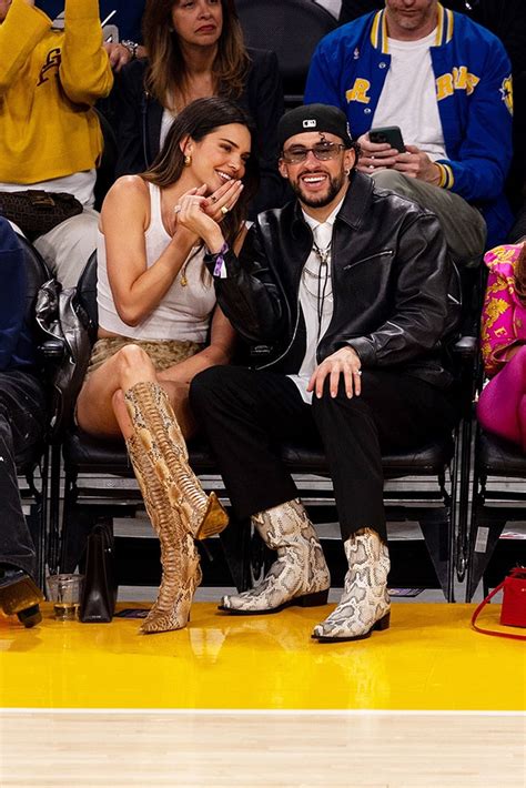 Kendall Jenner And Bad Bunny Sit Courtside On Date At La Lakers Game