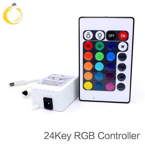 1pcslot Dc 12v Led Ir Controller 24 Keys Remote Wireless Controller
