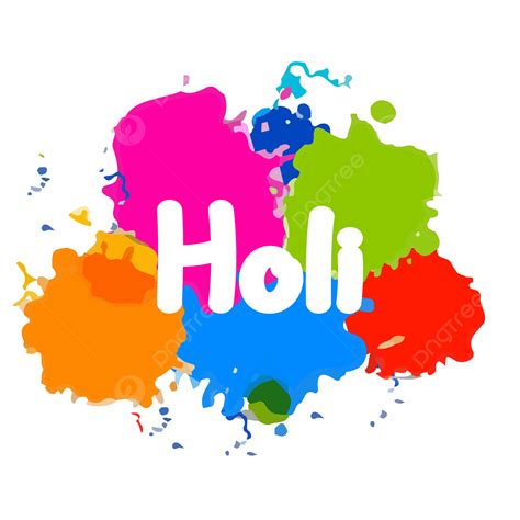 Happy Holi Festival Color Brush Free Png Vector And Ai Holi Festival