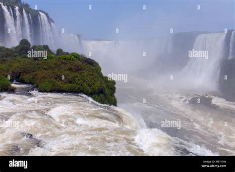Great Iguazu Falls Natural Wonder Of The World Stock Photo Alamy