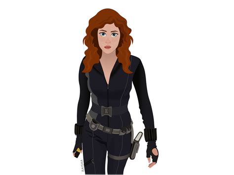 Natasha Romanoff Black Widow By Raisa Ghosh On Dribbble