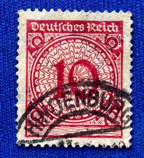 German Reich Rare Valuable Stamp Etsy