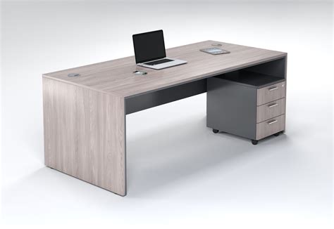 Juno 2m Desk With 3 Drawer Mobile Sandj Office Furniture