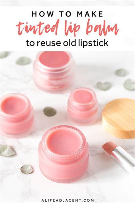 Diy Tinted Lip Balm With Old Lipstick Tinted Lip Balm Homemade Lip