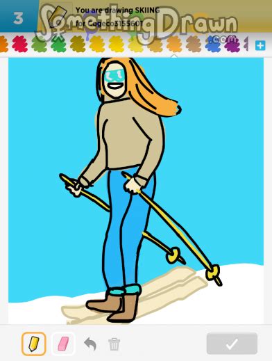 Skiing Drawn By Klsc74 On Draw Something