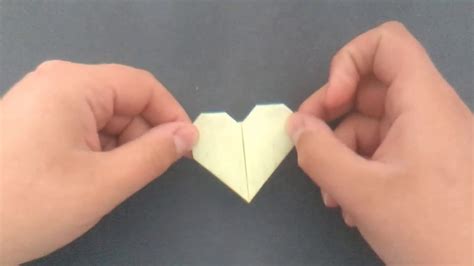 How To Make A Sticky Note Heart Origami