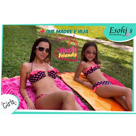 trajes de baño esohj´s swimwear madre e hija originales bs 17 499 00 en mercado libre