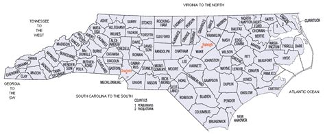 Printable Maps North Carolina Free Printable Maps