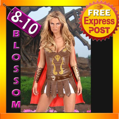 B68 Xena Warrior Princess Superhero Fancy Costume 8 10 Ebay