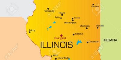 Chicago illinois on the us map state name capital for kid usa map map of chicago o'hare airport (ord): Chicago on a map - Chicago state map (United States of ...
