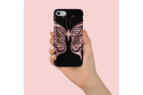 30 Rosegold Glitter Foil Wedding Butterfly Digital Images By Artinsider