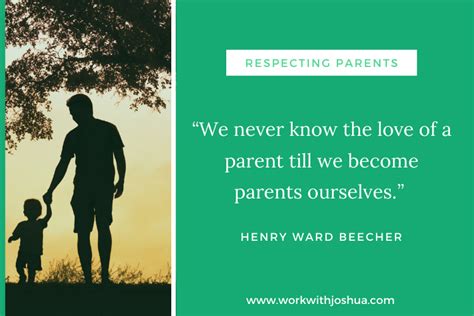 33 Appreciating And Respecting Your Parents More Quotes Work With Joshua