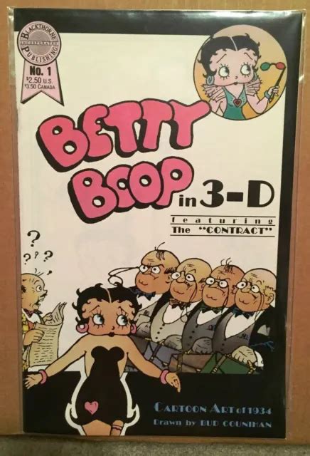 Betty Boop In 3 D 1 Comic Book Blackthorne 3 D Series 11 1986 10