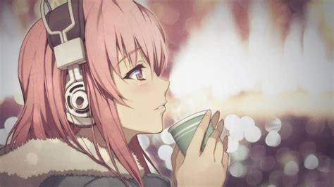 Pink Hair Super Sonico Anime Anime Girls Wallpapers Hd Desktop And My