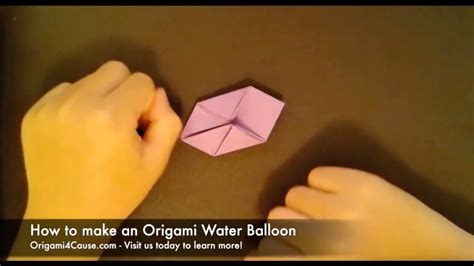 How To Make An Origami Water Balloon Youtube