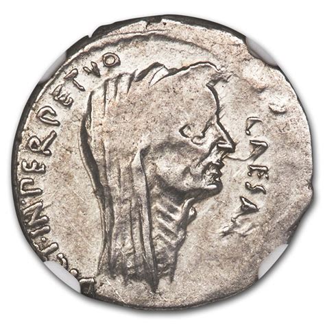 Buy Roman Silver Denarius Julius Caesar 44 Bc Xf Ngc Apmex