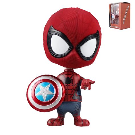 The Amazing Spider Man Shield Bobble Head 4 Action Figure Toy