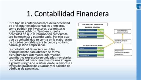 Definición 1 Tipos De Contabilidad Contabilidad Financiera