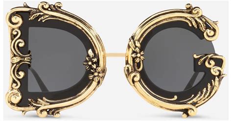 Dolce And Gabbana Dg Barocco Embellished Sunglasses Save 6 Lyst