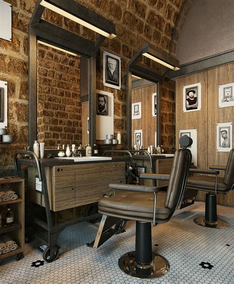 Phil Joe By Sleiman Sbeih Lebanon Barber Shop Interior Barbershop Design Barber Shop Decor