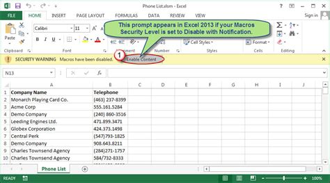 Enable or disable macros in office documents. Excel 2013 - Enable Macros - Accounting Advisors, Inc.
