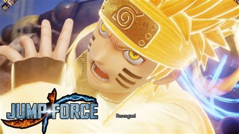 Jump Force Naruto Six Paths Gameplay Youtube