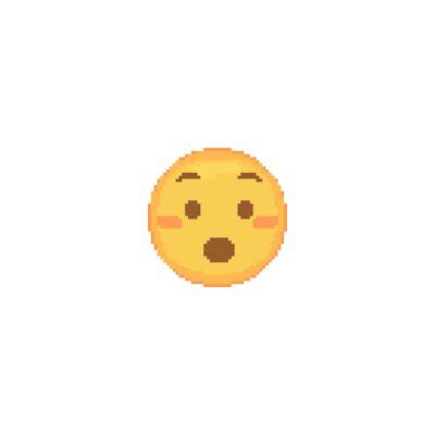 Flushed Face Emoji Pixel Art Pixel Art Pixel Art Templates Emoji Art Images