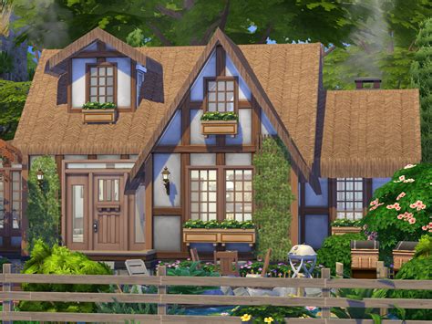 Cozy Country Cottage No Cc The Sims 4 Catalog